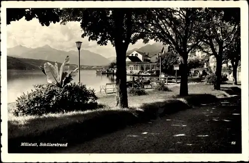 Ak Millstatt am See Kärnten, Schillerstrand