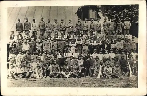 Ak Wien, Pioniere, Gruppenbild, Männer in Uniformen