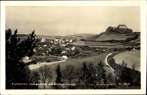 Ak Pecka Petzka Region Königgratz, Gesamtansicht