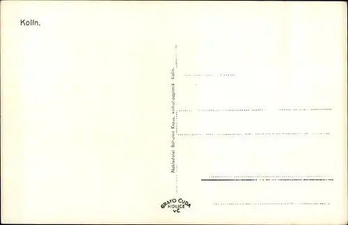 Ak Kolín Köln an der Elbe Mittelböhmen, Teilansicht