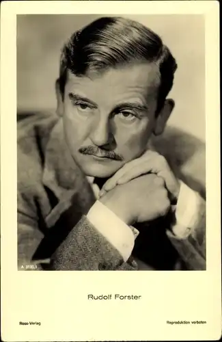 Ak Schauspieler Rudolf Forster, Portrait