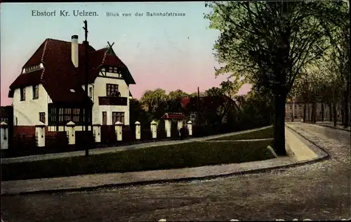 Ak Ebstorf in der Lüneburger Heide, Bahnhofstraße