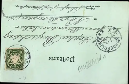 Mondschein Litho Bad Kissingen Unterfranken Bayern, Katholische Kirche