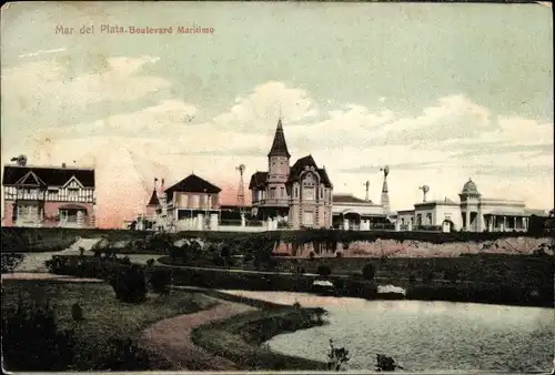 Ak Mar del Plata Argentinien, Boulevard Maritimo