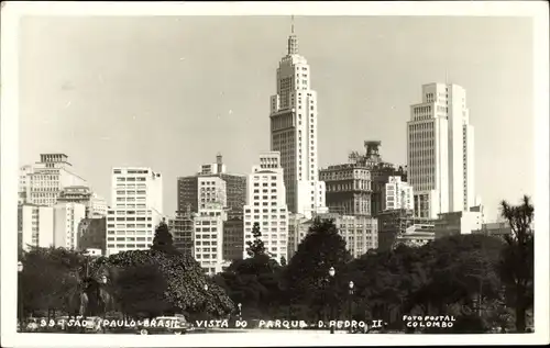 Ak São Paulo Brasilien, Parque D. Pedro II.