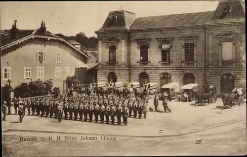 Ak Sivry Blamont Lothringen Meurthe et Moselle, K. S. Arm. Bataillon 2/21, Prinz Johann Georg