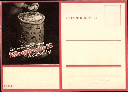 Ak Nitrophoska IG, Kalkhaltig, Düngemittel