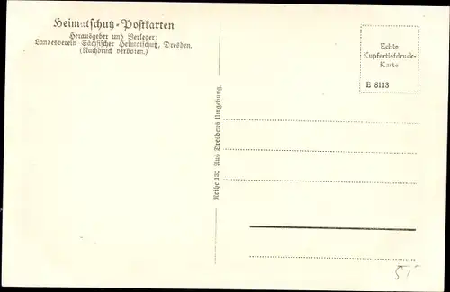 Ak Bonnewitz Pirna in Sachsen, Ortsansicht, Wohnhäuser, Blühender Baum