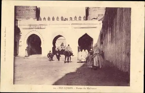Ak Fès Fez Marokko, Portes de Mechouar