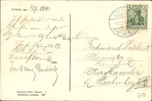 Ak Zittau in der Oberlausitz, Weberkirche