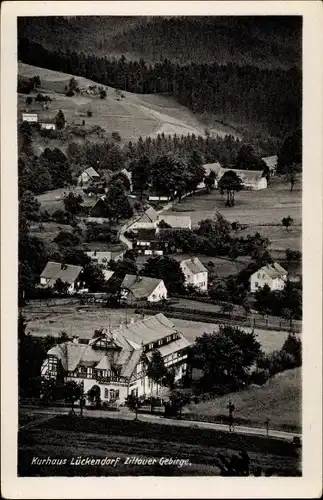 Ak Lückendorf Oybin Oberlausitz, Panorama, Kurhaus