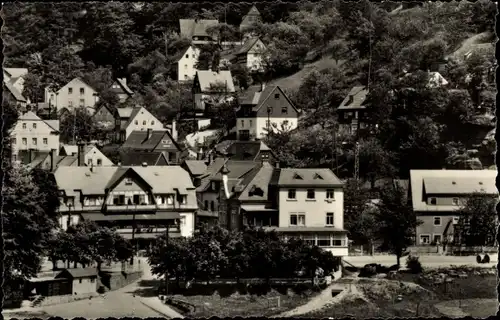 Ak Schmilka Bad Schandau Sächsische Schweiz, Teilansicht, Wohnhäuser