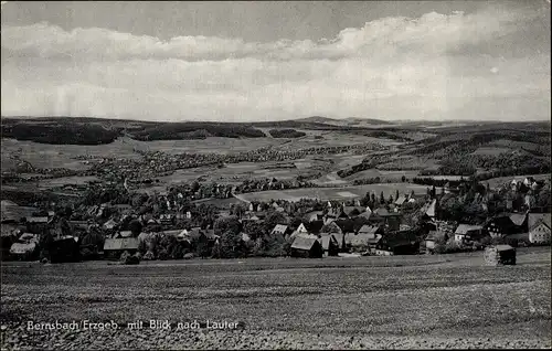 Ak Lauter Bernsbach im Erzgebirge Sachsen, Panorama mit Lauter