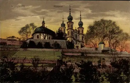 Ak Würzburg am Main Unterfranken, Käppele