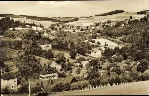 Ak Kemtau Burkhardtsdorf im Erzgebirge, Gesamtansicht