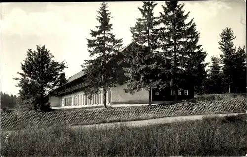 Ak Hormersdorf Zwönitz im Erzgebirge, Jugendherberge Adolf Hennecke, Großes Haus