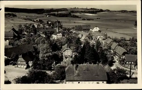 Ak Obercunnersdorf Kottmar in der Oberlausitz, Panorama vom Ort