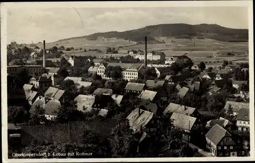 Ak Obercunnersdorf Kottmar in der Oberlausitz, Blick auf den Ort