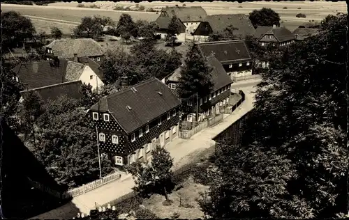 Ak Obercunnersdorf Kottmar in der Oberlausitz, Teilansicht, Wohnhäuser