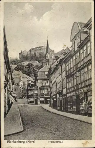 Ak Blankenburg am Harz, Tränkerstraße