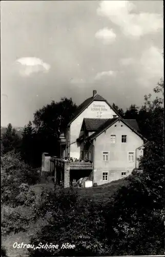Ak Ostrau in Sachsen, Schöne Höhe