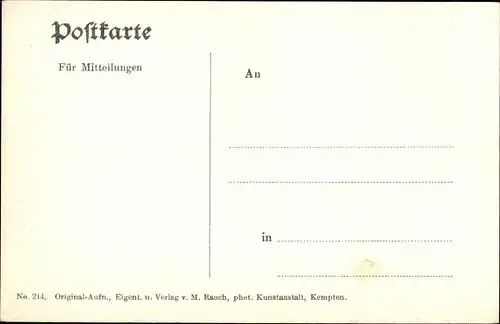 Ak Tiefenbach Oberstdorf im Oberallgäu, Breitachklamm, In der Klamm XI