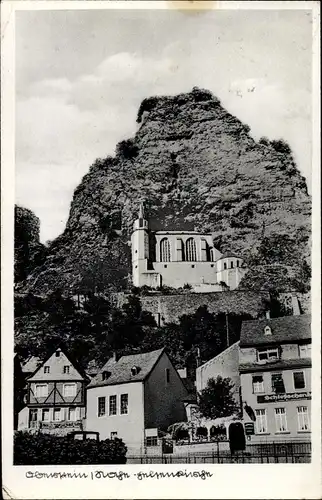 Ak Oberstein an der Nahe, Felsenkirche, Schlösschen