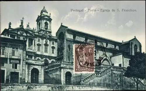 Ak Porto Portugal, Egreja de S. Francisco