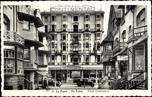 Ak La Panne De Panne Westflandern, Hotel Continental
