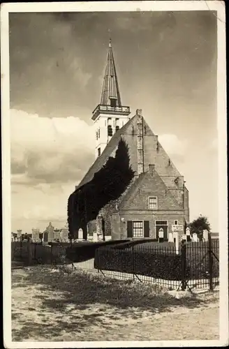 Ak Texel Nordholland Niederlande, Kerkje van den Hoorn