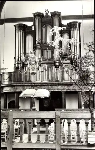 Ak Middenbeemster Midden Beemster Nordholland Niederlande, Ned. Herv. Kerk, Orgel