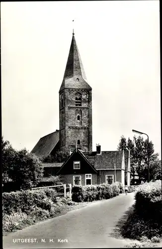 Ak Uitgeest Nordholland Niederlande, Ned. Herv. Kerk