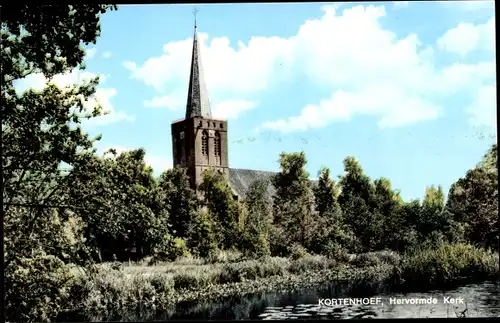 Ak Kortenhoef Nordholland, Herv. Kerk