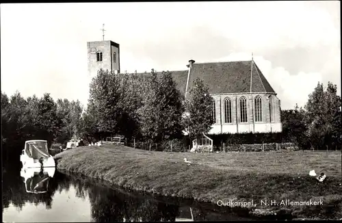 Ak Oudkarspel Nordholland, N. H. Allemanskerk