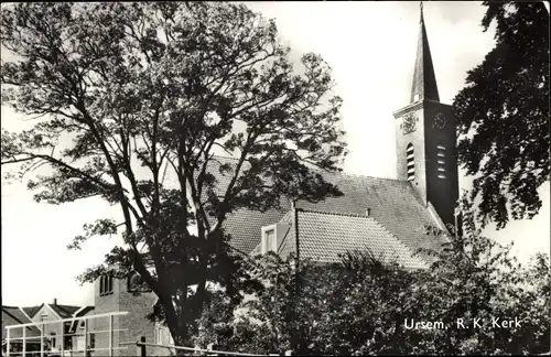 Ak Ursem Nordholland Niederlande, R. K. Kerk