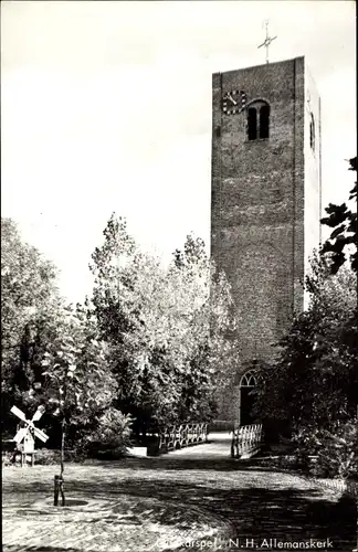 Ak Oudkarspel Nordholland, N. H. Allemanskerk