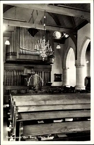 Ak Nederhorst den Berg Nordholland, Herv. Kerk, Inneres