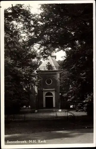 Ak Bennebroek Nordholland Niederlande, N. H. Kerk