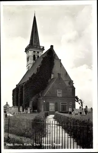 Ak Den Hoorn Texel Nordholland Niederlande, Ned. Herv. Kerk