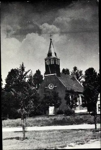 Ak Kwadijk Nordholland Niederlande, Ned. Herv. Kerk, Dorpsstraat