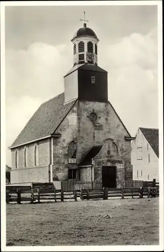 Ak De Koog Texel Nordholland Niederlande, Ned. Herv. Kerk