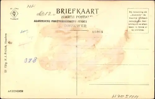 Ak Haarlem Nordholland Niederlande, Raampoort 1802, Molen, Windmühlen