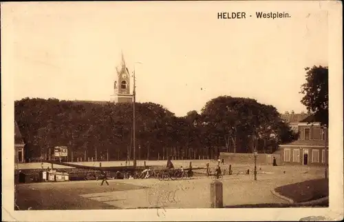 Ak Den Helder Nordholland Niederlande, Westplein