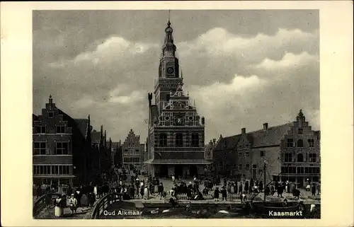 Ak Alkmaar Nordholland Niederlande, Kaasmarkt