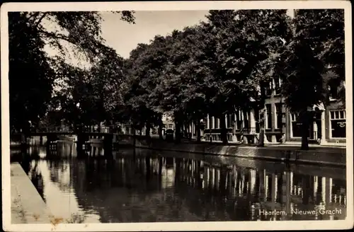 Ak Haarlem Nordholland Niederlande, Nieuwe Gracht