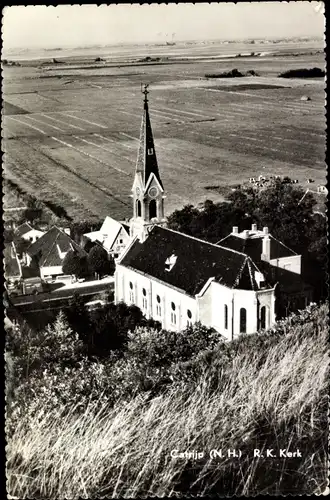 Ak Catrijp Schoorl Nordholland Niederlande, R. K. Kerk