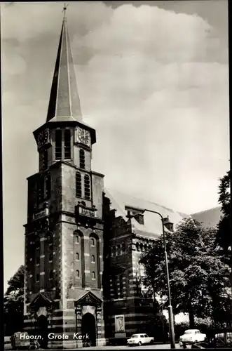 Ak Hoorn Nordholland Niederlande, Grote Kerk