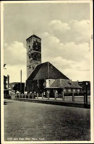 Ak Wijk aan Zee Beverwijk Nordholland Niederlande, Ned. Herv. Kerk