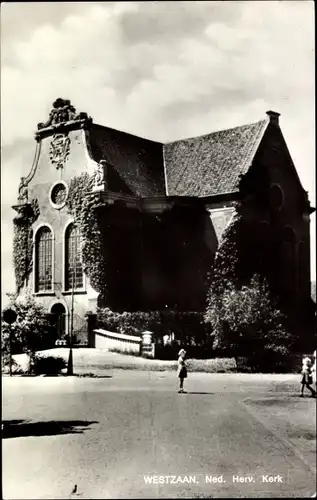 Ak Westzaan Zaanstad Nordholland Niederlande, Nederlandse Hervormde Kerk