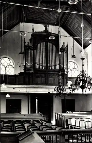 Ak Opmeer Nordholland, Nederlandse Hervormde Kerk, Orgel